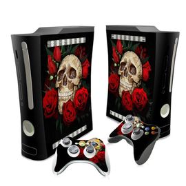 Couverture De Autocollant De Peau De Vinyle Pour Microsoft Xbox 360 Avec 2 Contrôleurs Décalcomanie Pour Contrôleur De Manette Xbox 360