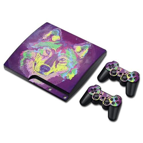Autocollant En Vinyle Pour Ps3 Slim, Couverture D'accessoires