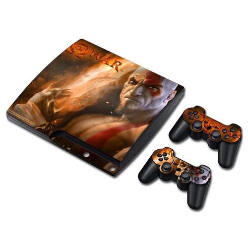 Autocollant De Peau De Jeu God Of War, Pour Ps3 Slim, Pour Console Playstation 3 Et Contrôleurs, En Vinyle