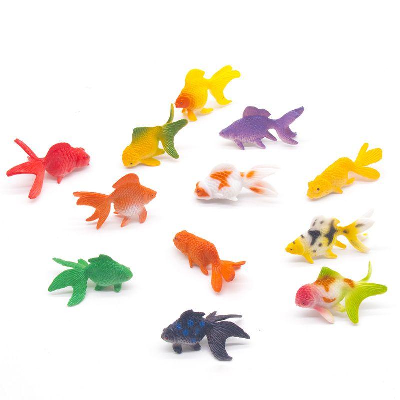 Ensemble de 24 Jouets Mignons de Poisson Rouge, modèle Mignon de Poisson  Rouge d'océan apprenant Le Jouet éducatif faveurs de Partie et Cadeaux de  Noël pour des Enfants garçons Filles : 