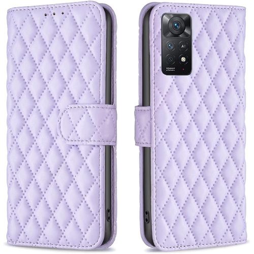 Coque Pour Xiaomi Redmi Note 11 Pro, Housse En Xiaomi Redmi Note 11 Pro 4g/5g, Housse Magnetique Flip Portefeuille Avec Fentes De Cartes, Violet