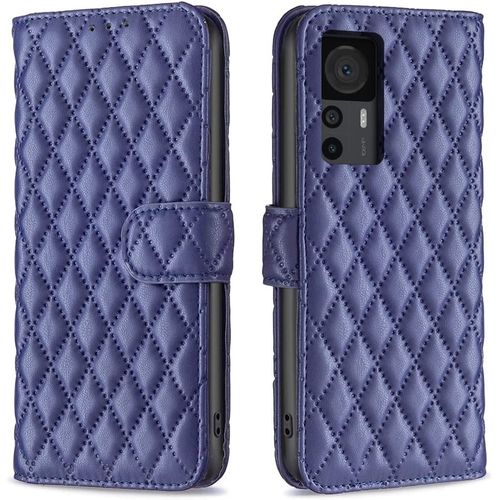 Coque Pour Xiaomi 12t Pro 5g, Housse En Xiaomi 12t 5g, Housse Magnetique Flip Portefeuille Avec Fentes De Cartes Pour Xiaomi 12t / 12t Pro 5g, Bleu