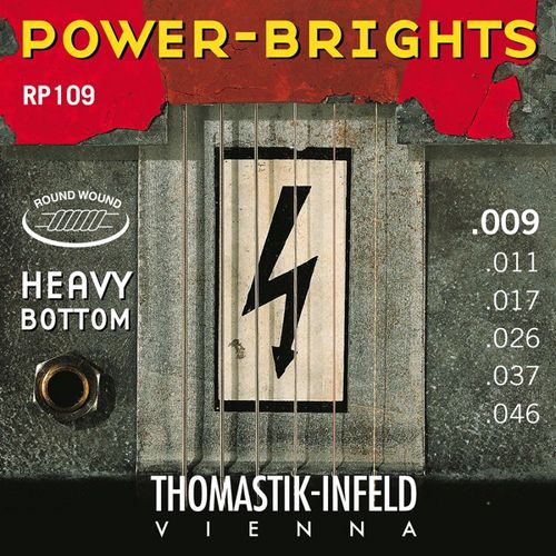 Thomastik Rp109 - Jeu De Cordes Électriques Power Brights Heavy - 09-46
