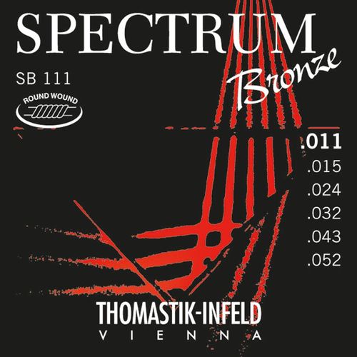 Thomastik Sb111 - Jeu De Cordes Acoustiques "Spectrum Bronze" - 11-52