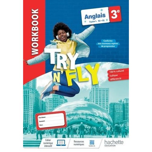 Anglais 3e Try N'fly - Workbook