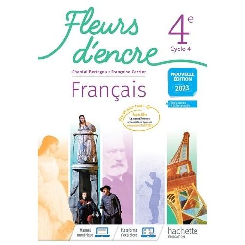 Français 4e Fleurs D'encre - Livre De L'élève