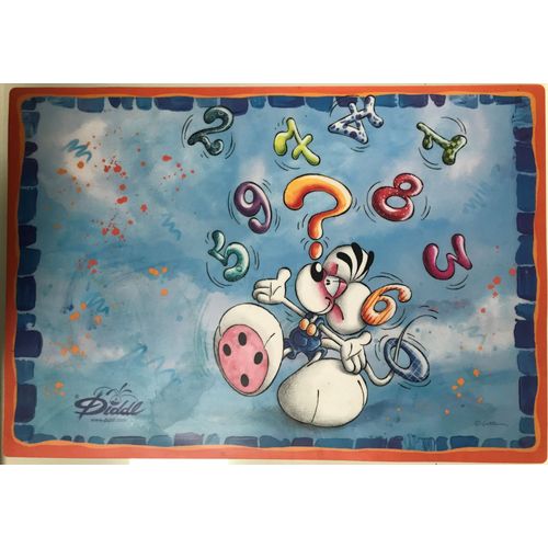 Sous Main Diddl Sur Mousse 60cmx41cm + Collection 125 Feuillets Diddl