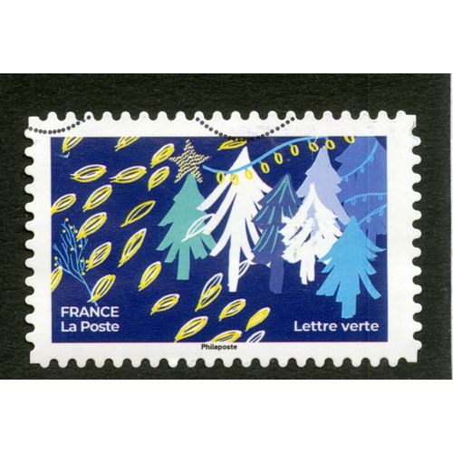 Timbre Oblitéré La Foret, France, La Poste, Lettre Verte