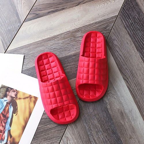 Chaussures Pantoufles D'intérieur Pour Femmestongs D'été Douces Et Confortablespantoufles De Bain Pour Couplechaussures Plates Pour La Famillesandales D'hôtel