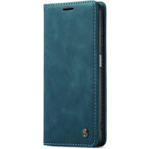 Coque Samsung Galaxy A23,Coque Rabat Avec Magnetique,Housse Portefeuille Cartes Stand Fonction (Bleu)