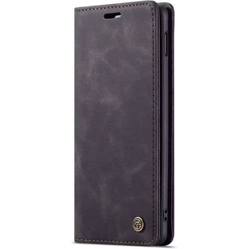 Coque Samsung Galaxy S10e,Coque Rabat Avec Magnetique,Housse Portefeuille Cartes Stand Fonction (Noir)