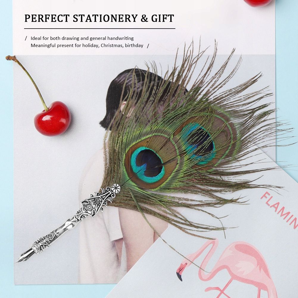 Stylo Plume Classique Avec Plumes Vintage - 5