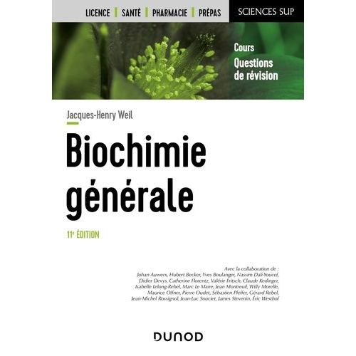 Biochimie Générale - Cours Et Questions De Révision