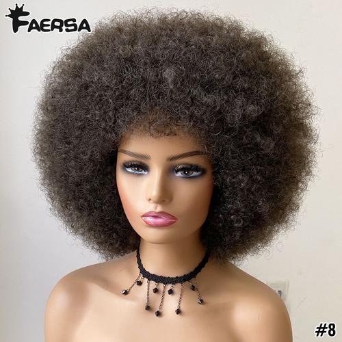 Perruque Afro avec raie  Perruques afro, Perruque, Afro
