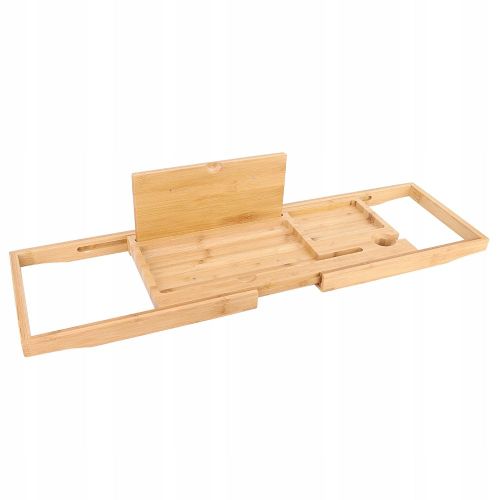 Baignoire De Douche Rétractable Multifonctionnelle En Bambou
