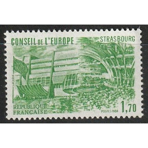 Conseil De L'europe, Bâtiment Du Conseil. Timbre Neuf** 1984 N° 82