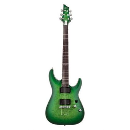Schecter - C-1 Platinum Satin Green Burst