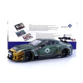 SOLIDO 1/18 - 1805807 - NISSAN GT-R R35 LIBERTY WALK ARMY FIGHTER | Rakuten