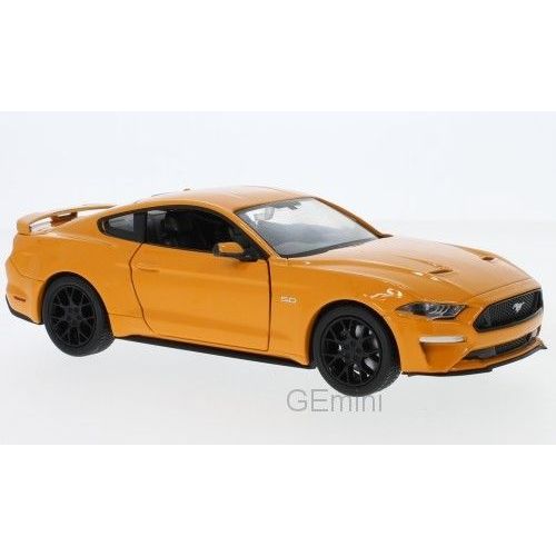 Ford Mustang Gt Orange 2018 1/24 Motormax-Motormax