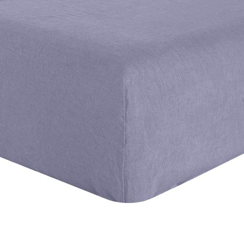 Drap Housse 180x200 +30 Cm En Lin Français - Lin Lavé Mineral