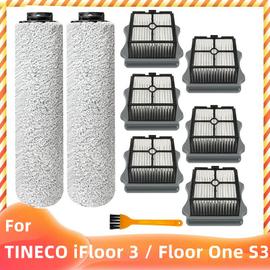 Rouleau brosse de remplacement et filtres Hepa pour Tineco Ifloor 3 /  ifloor One S3 Aspirateur sec humide sans fil