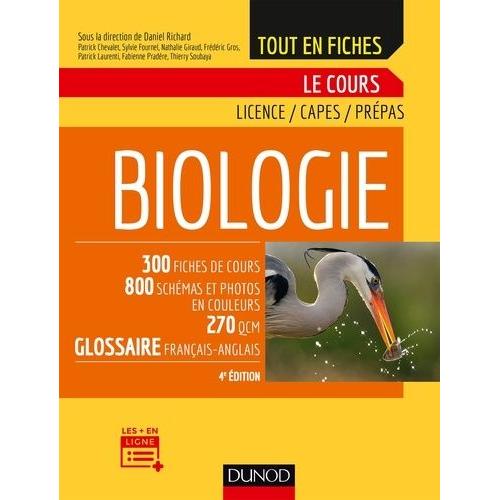 Biologie Licence Capes Prépas - Le Cours