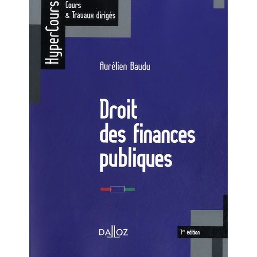 Droit Des Finances Publiques