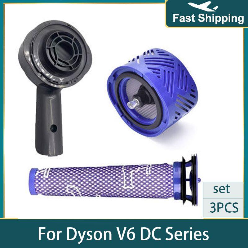 Pour Dyson V6 DC58 DC59 DC61 DC62 DC74 couvercle arriere du moteur  d'aspirateur kit de filtres avant/Post accessoires de remplacement