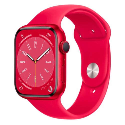 Apple Watch Series 8 Gps + Cellular 45mm Aluminium Rouge Bracelet Sport Rouge