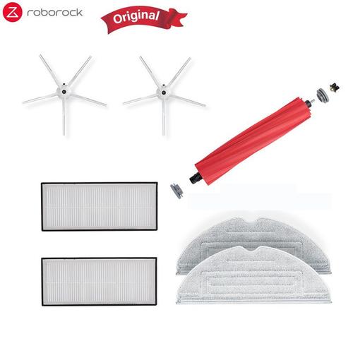 Roborock-Accessoires d'origine pour aspirateur S7, filtre, brosse