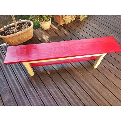 2 Bancs Très Costauds En Bois Massif