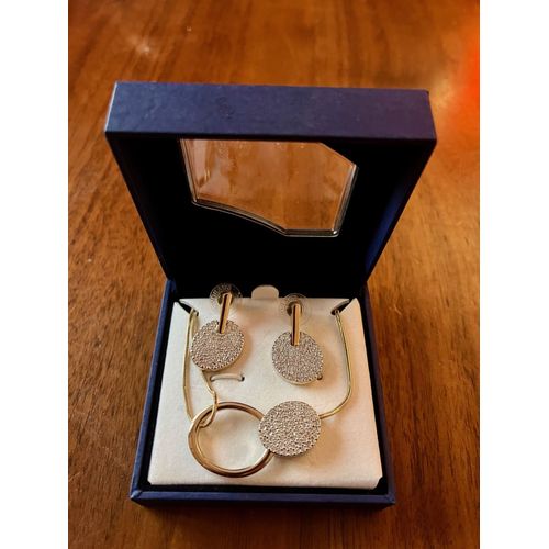 Parure Swarovski Vintage (Boucles D'oreille + Collier)