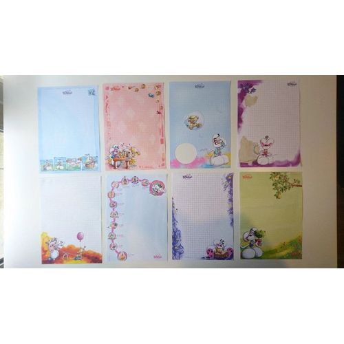 Lot De 8 Feuilles A5 Diddl