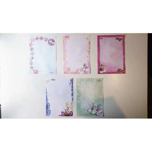 Lot De 5 Feuilles A5 Diddl