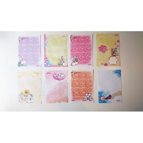 Lot De 8 Feuilles A6 Diddl