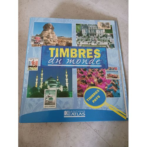Classeur Cartonnée Timbres Du Monde Editions Atlas