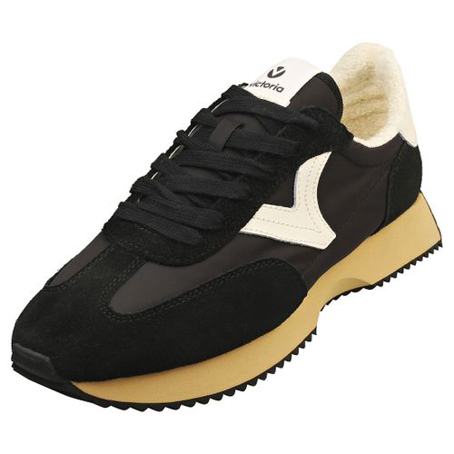 Ténis Victoria Cometa Pour Baskets En Cuir Synthétique Noir Blanc