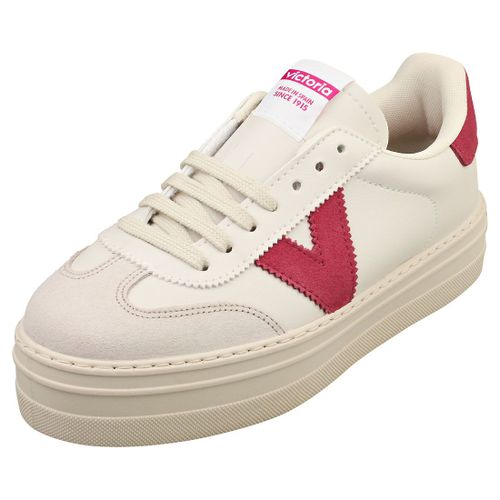 Victoria - Baskets 1092169 - Blanche Et Rose - 41