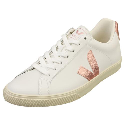 Veja Esplar Logo Baskets Blanc Rose