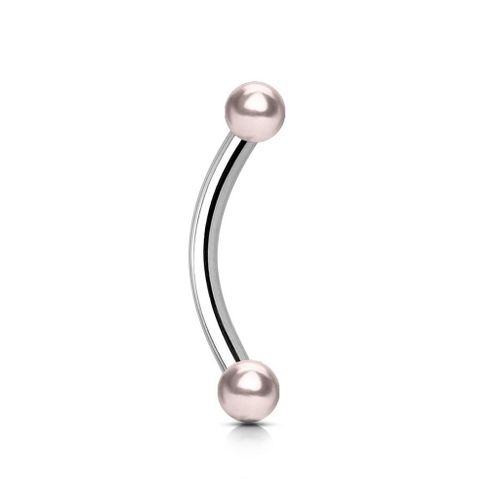 Piercing Arcade Sourcil Oreille Cartilage Tragus Helix Barbell Barre Acier Chirurgical Inoxydable Anti Allergique Swann Rose Lovepiercing
