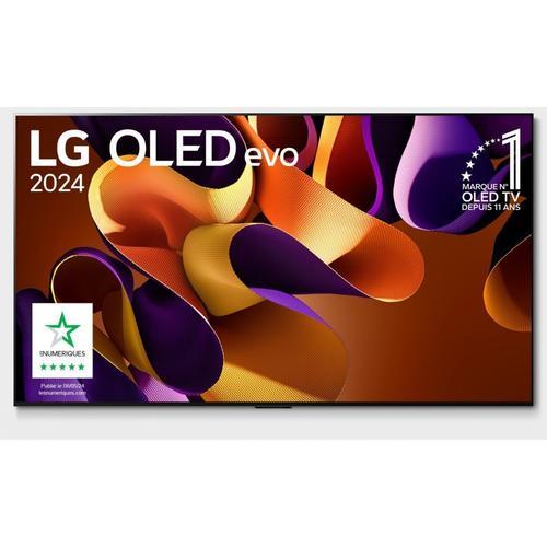 TV OLED Evo LG OLED65G4 164 cm 4K UHD Smart TV 2024 Noir et Argent