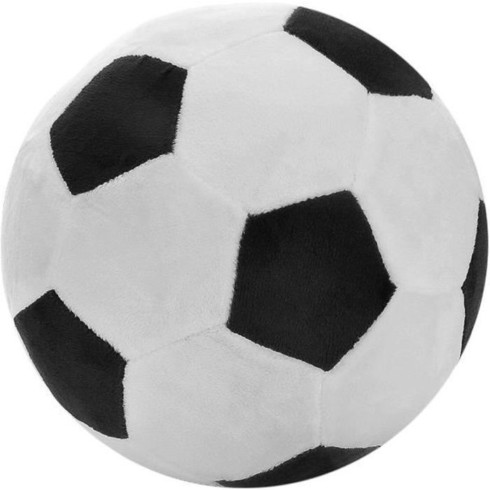 ballon de sport en peluches , jouet pour tout-petits bebe garcons enfants  cadeau, 8 pouces l x 8 pouces w x 8 pouces h, noir my01432