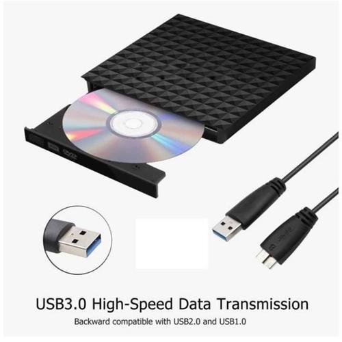 lecteur dvd externe, usb 3.0 graveur cd dvd externe enregistreur portable dvd cd rom +/-rw mince player transmission rapide my19058
