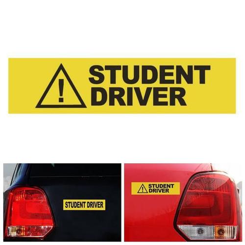 Student Driver Voiture Sticker Sécurité Attention Signe D'avertissement Magnet Reflective My01171