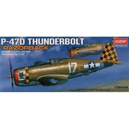 Republic P-47d Thunderbolt 'razorback' (Was Ac2175)-Academy