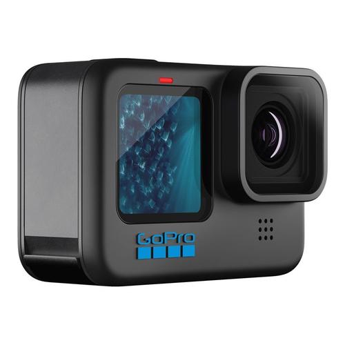 GoPro HERO11 Black - Caméra de poche - 27 MP - 5.3K / 60 pi/s - 27 MP - Wireless LAN - sous-marin jusqu'à 10 m - noir