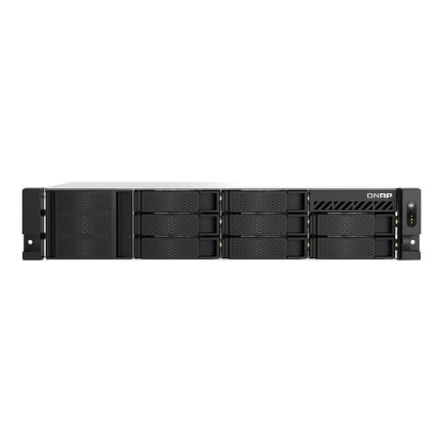 QNAP TS-855eU-RP - Serveur NAS - 8 Baies - rack-montable - SATA 6Gb/s - RAID RAID 0, 1, 5, 6, 10, 50, 60, RAID TP, TM - RAM 8 Go - Gigabit Ethernet / 2.5 Gigabit Ethernet - iSCSI support - 2U