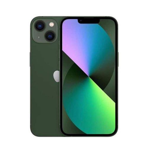 Vitre Arrière Iphone 13 - Vert + Logo