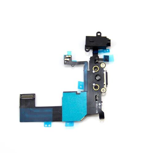 Pour iPhone 5C Nappe Prise Flex Câble Dock Connecteur de Charge et Jack Noir OEM