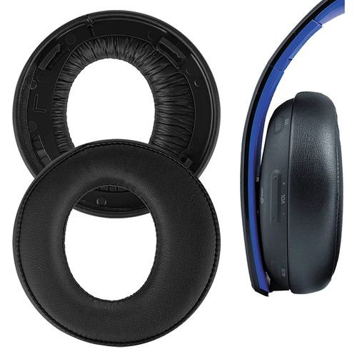Coussinets de Rechange en Cuir protéiné pour Sony PS4,PS3,Or stéréo sans Fil CECHYA-0083 Coussinets d'oreille,Coussinets de Casque